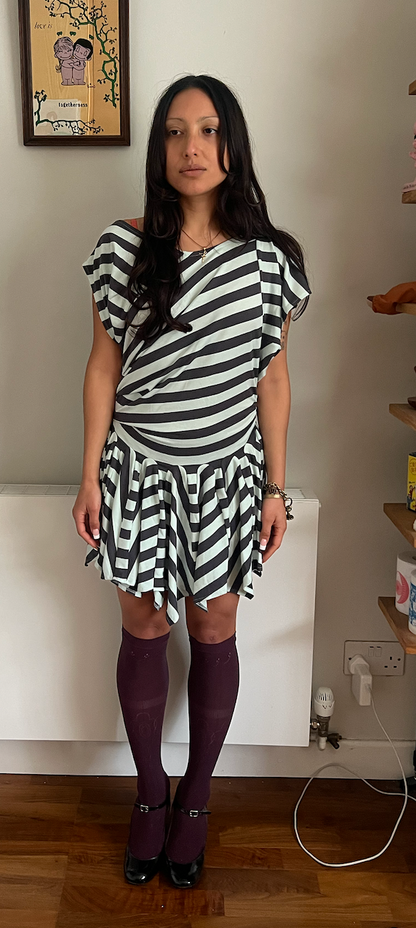 Stripe mini dress