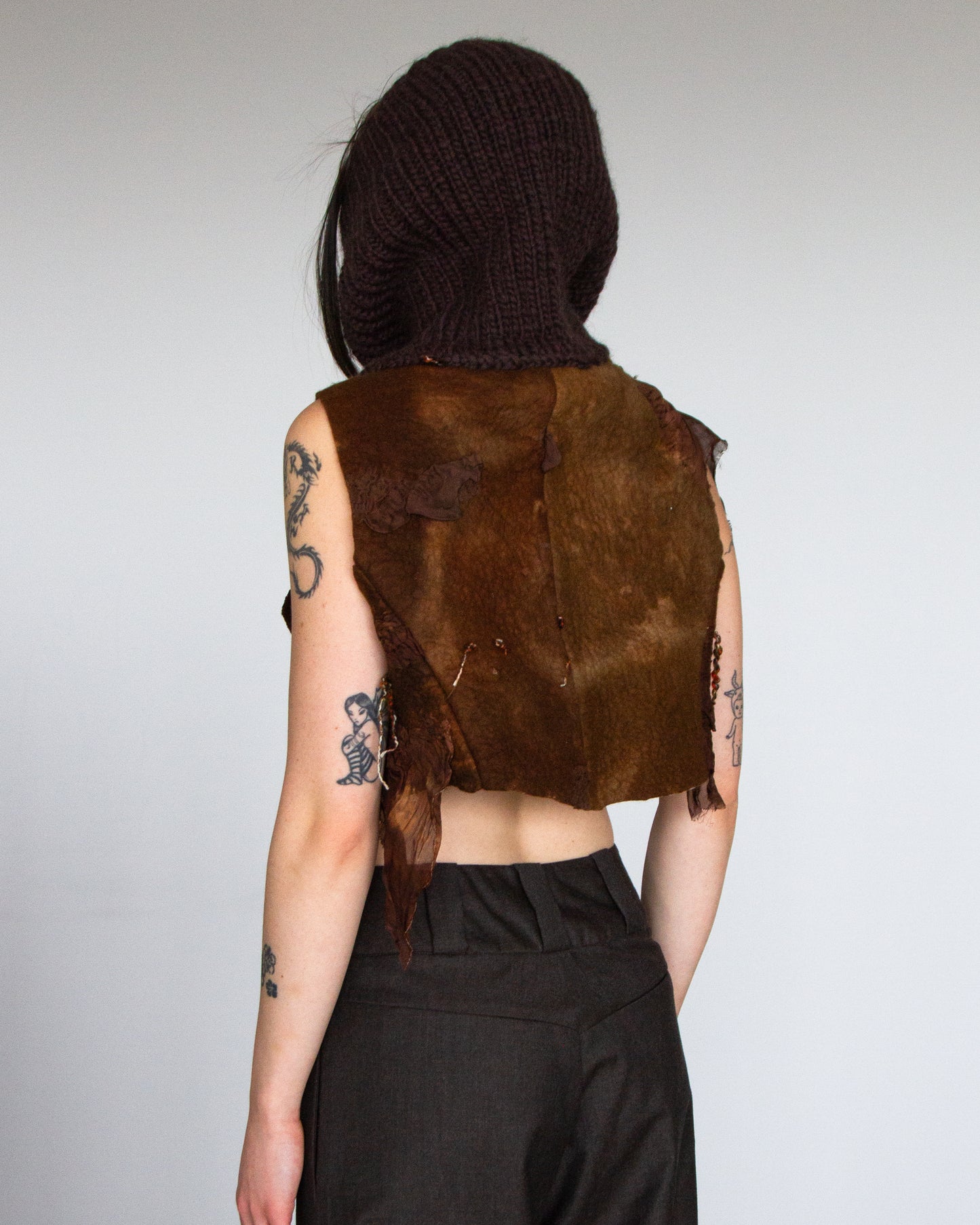 Felt mini vest