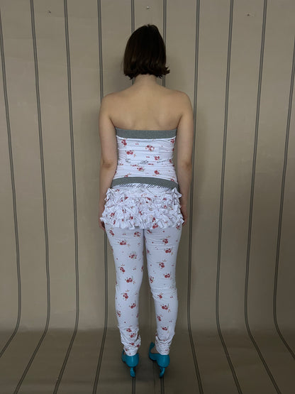 Peaches leggings jersey floral