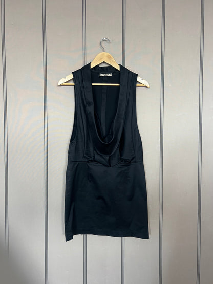 Full Nelson plunging neckline dress