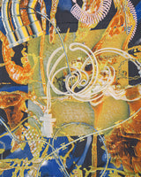 Scarf silk print